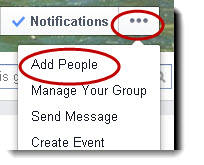 Add People to your group